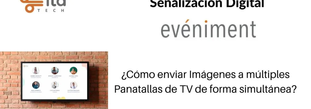 cómo enviar imágenes a pantallas de tv en carrusel