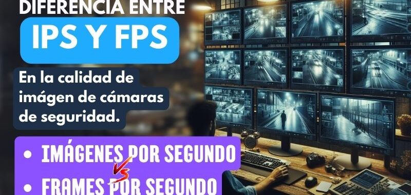 diferencia entre ips y fps en cámaras de seguridad