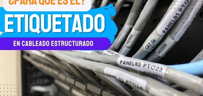 como etiquetar el cable de red patch cord