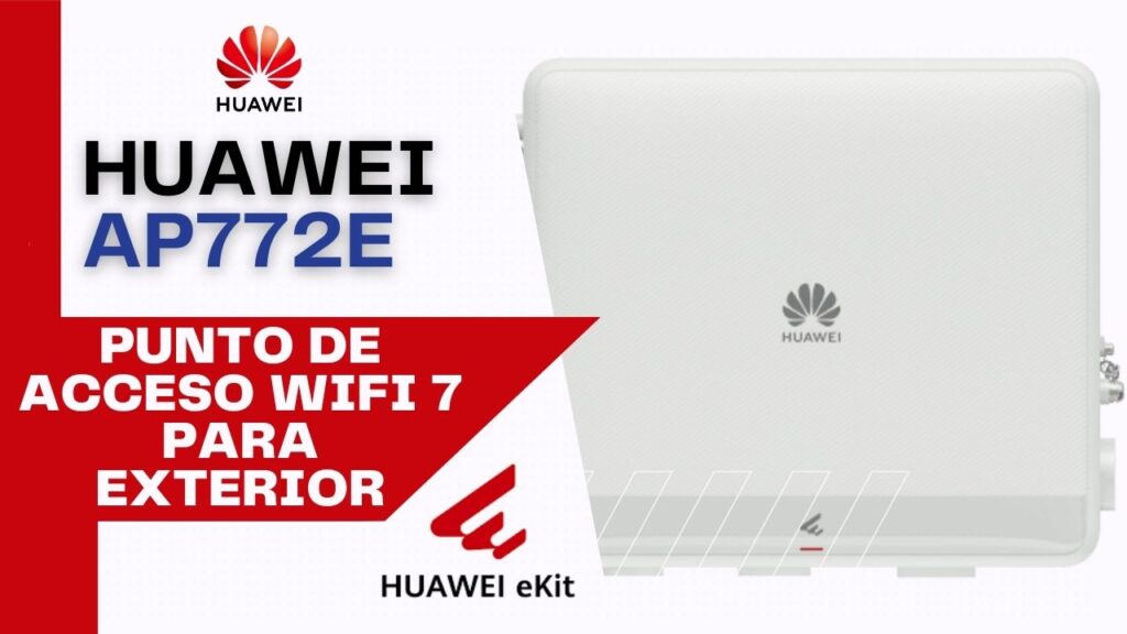 Huawei ekit ap772e punto de acceso wifi 7 para exterior