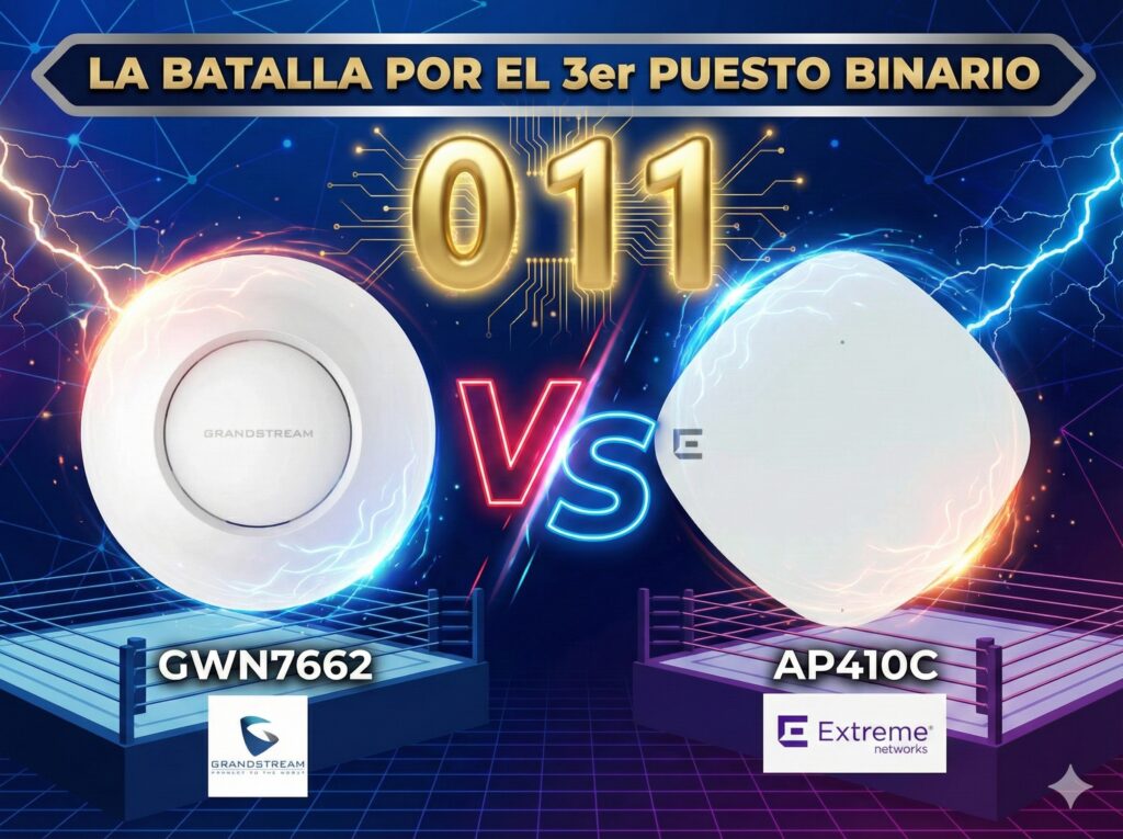grandstream gwn7662 vs extreme ap410C por el tercer lugar de los premios bit de oro