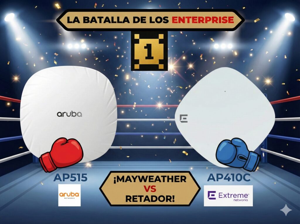 Aruba ap515 vs extreme ap410c comparativa wifi 6 mexico