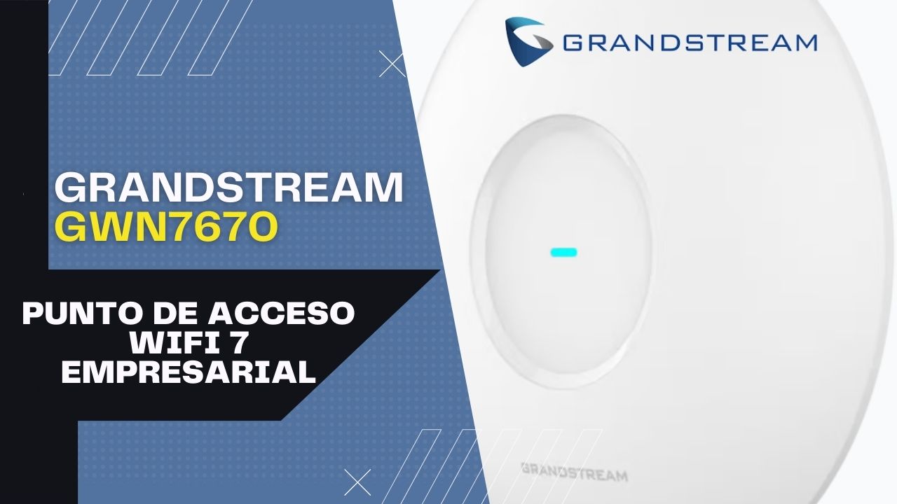 Wifi7 Router Grandmaster Grandstream GWN7670: Wi-Fi 7 elegante, empresarial y accesible - ITA TECH
