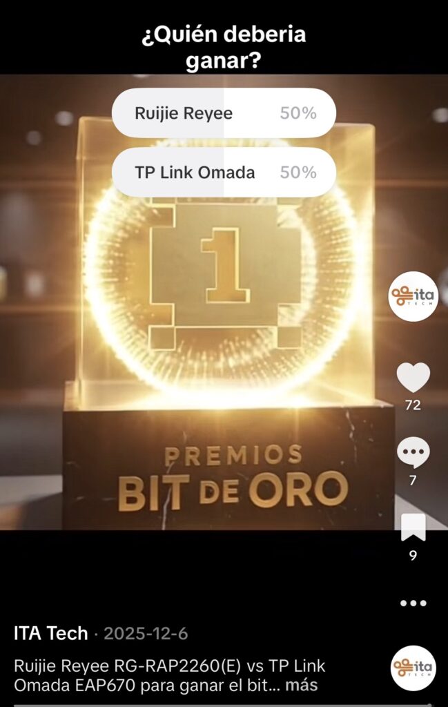 empate técnico del público de tplink omada vs ruijie reyee