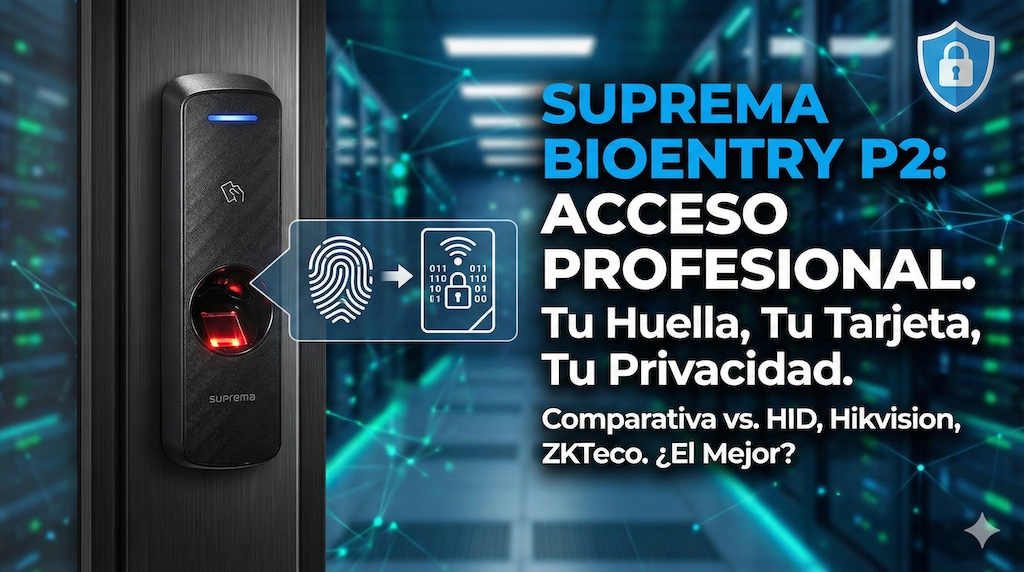suprema bioentry p2 control de acceso huella y tarjeta rfid proveedor contratista México cdmx