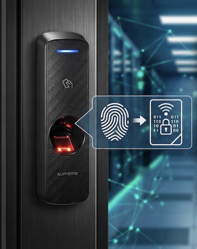 suprema bioentry p2 huella tarjeta rfid
