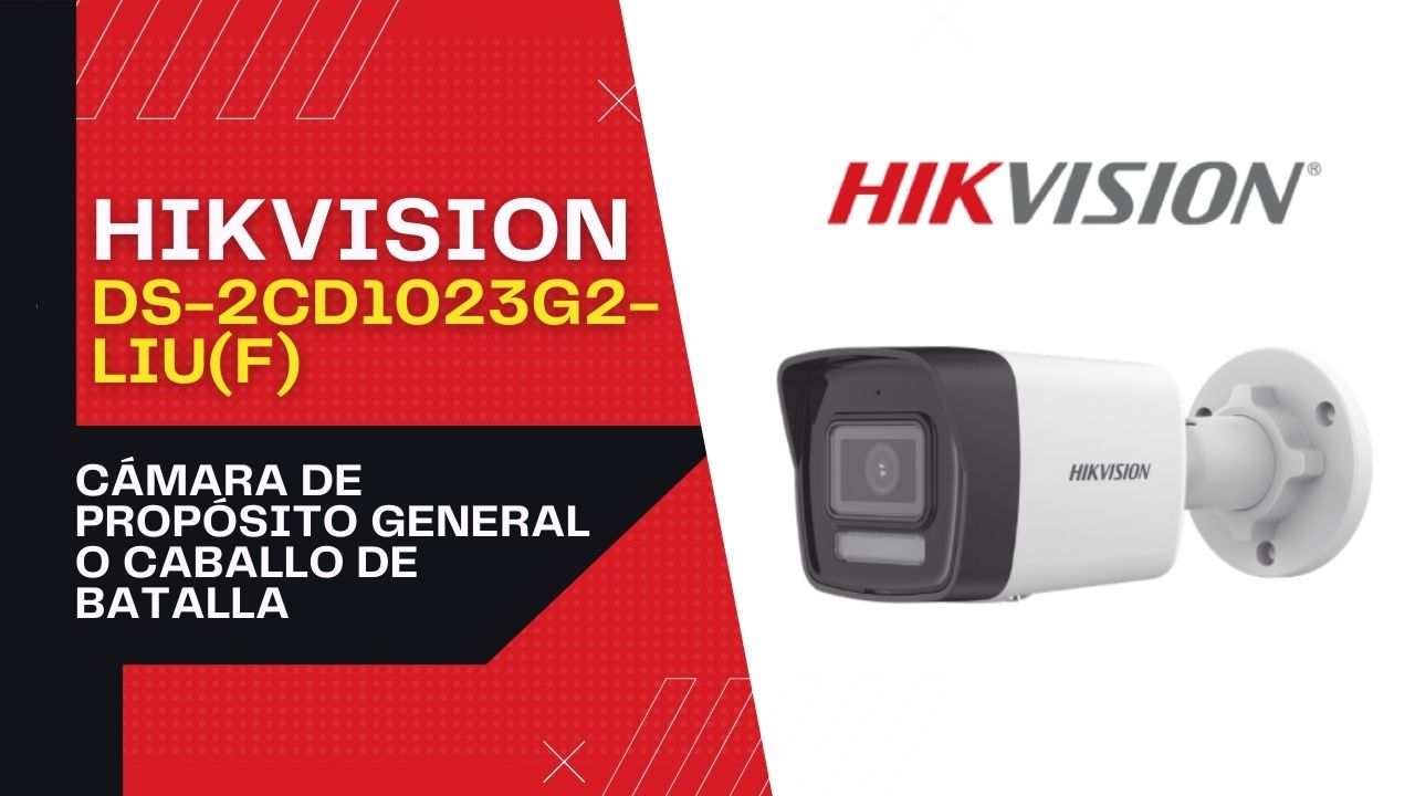 Cámara de Seguridad Hikvision DS-2CD1023G2-LIU(F) proveedor México