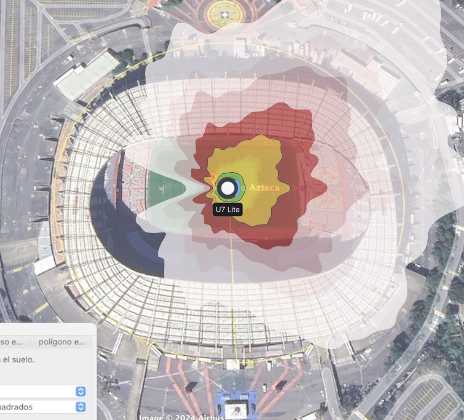 Radio de Cobertura Unifi 7 Lite en 5 GHz montaje en Muro