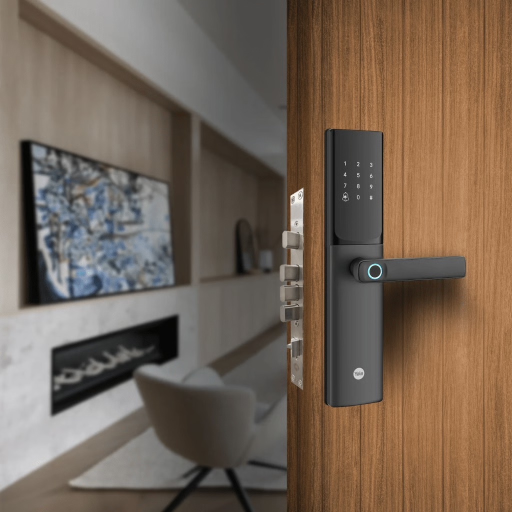yale julius MX83425 cerradura digital chapa electronica huella