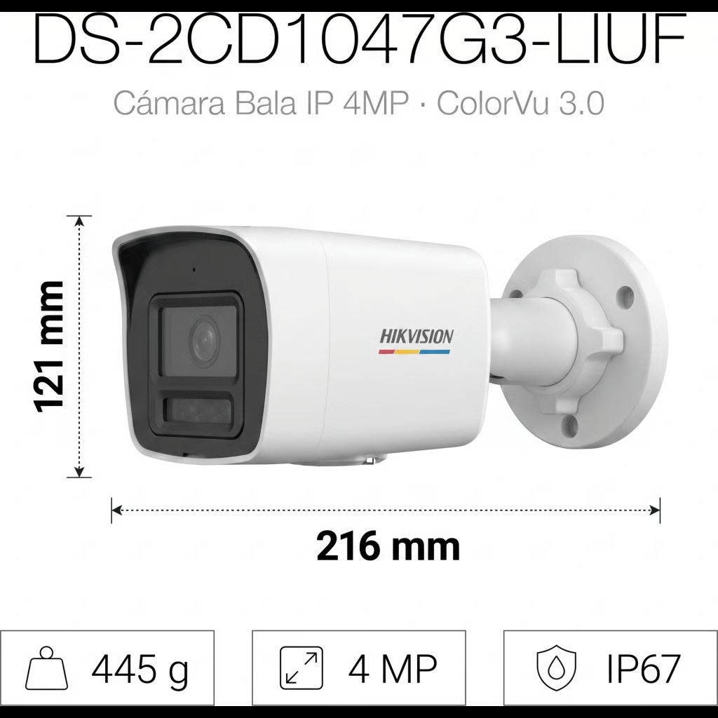 DS-2CD1047G3-LIUF especificaciones técnicas