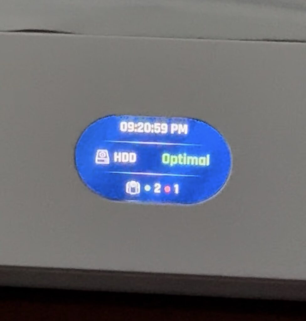 pantalla unvr unifi