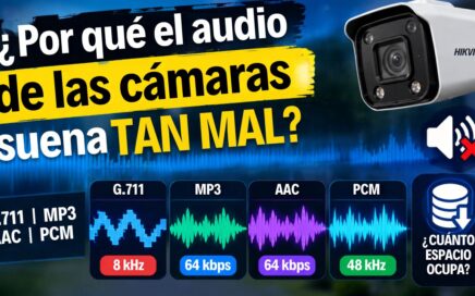 porque el audio de las cámaras se escucha mal cctv