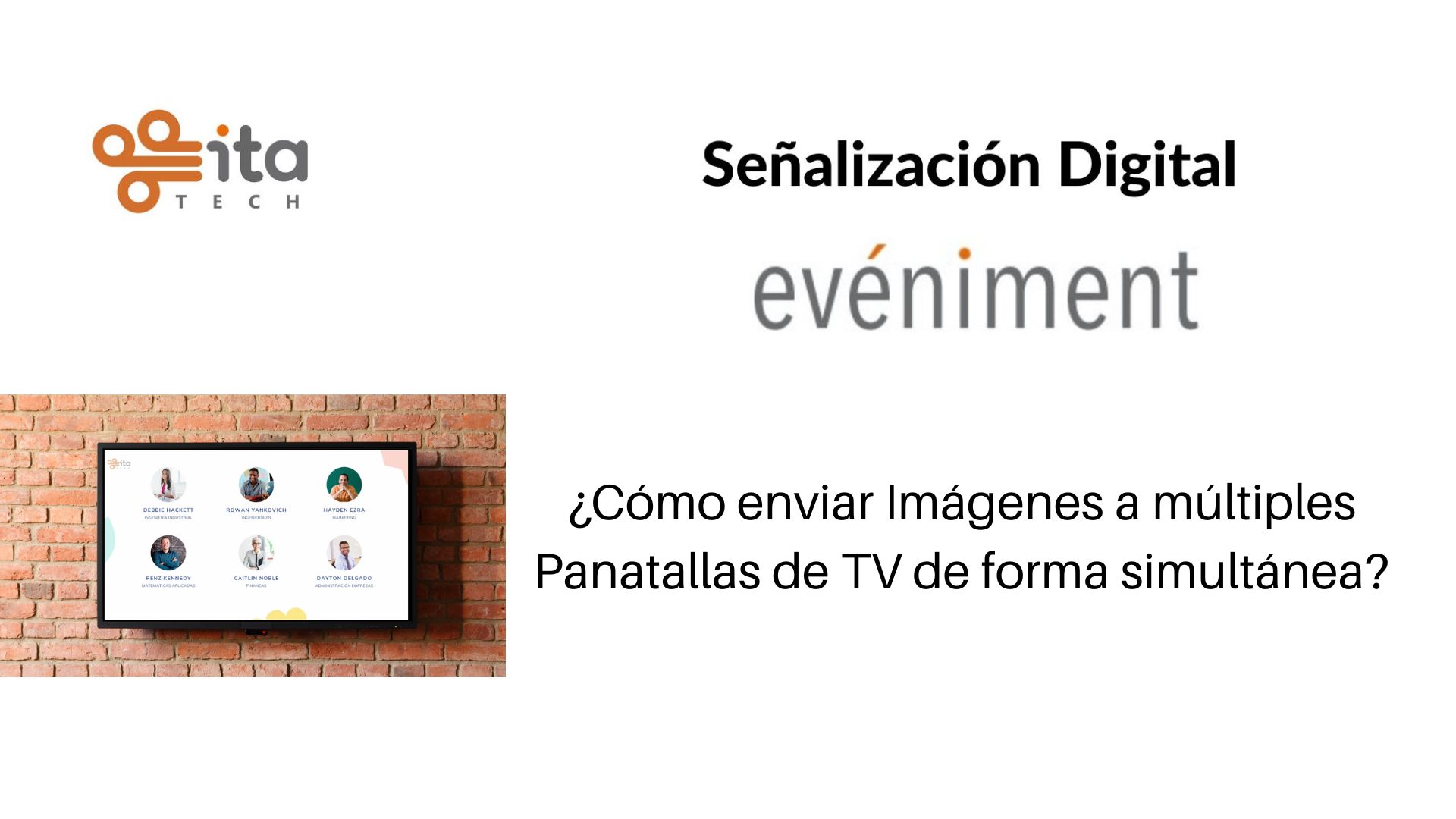 Cómo enviar o transmitir imágenes a múltiples pantallas de televisión de forma simultánea