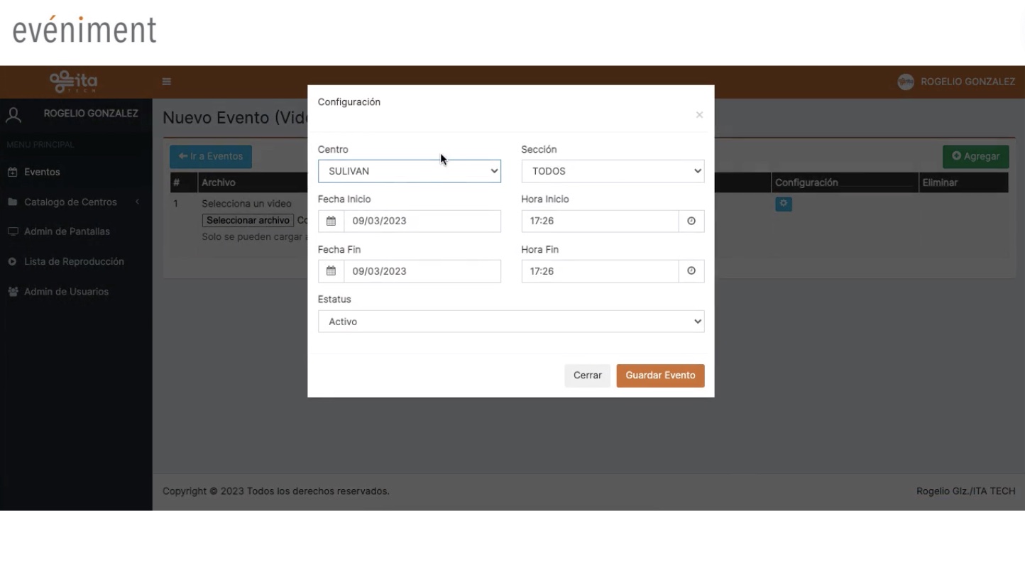 programar videos de YouTube en pantallas de tv